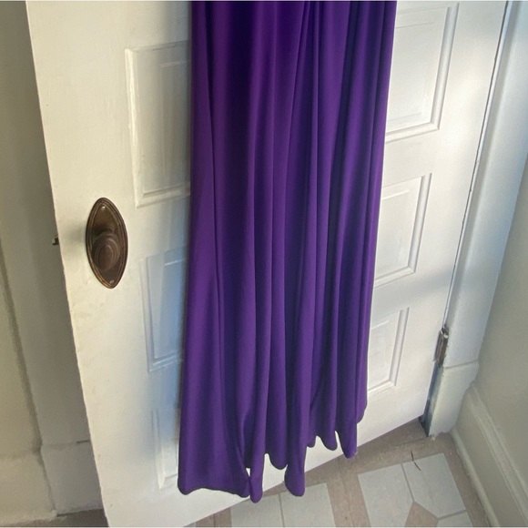 Xscape Purple Sequin Dress - Picture 2 of 3